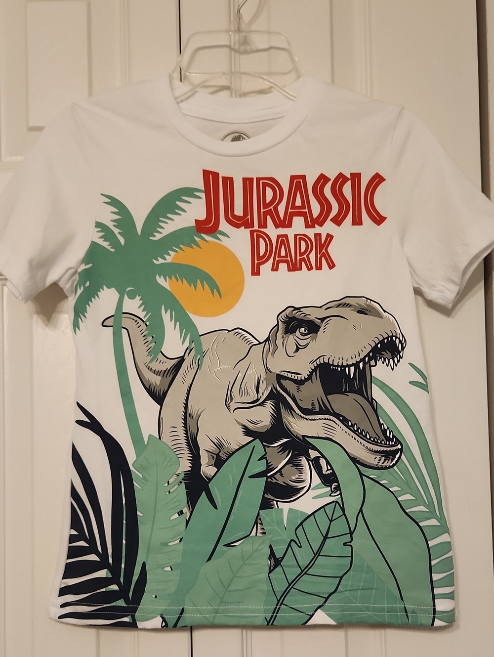 Jurassic Park Universal Studios Hybrid Apparel T-Rex Tshirt Size 7